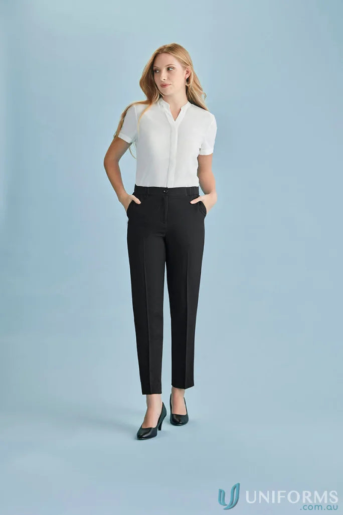 Woman wearing Cool Stretch Ultra Comfort Waist Pant in stylish women’s cool stretch attire