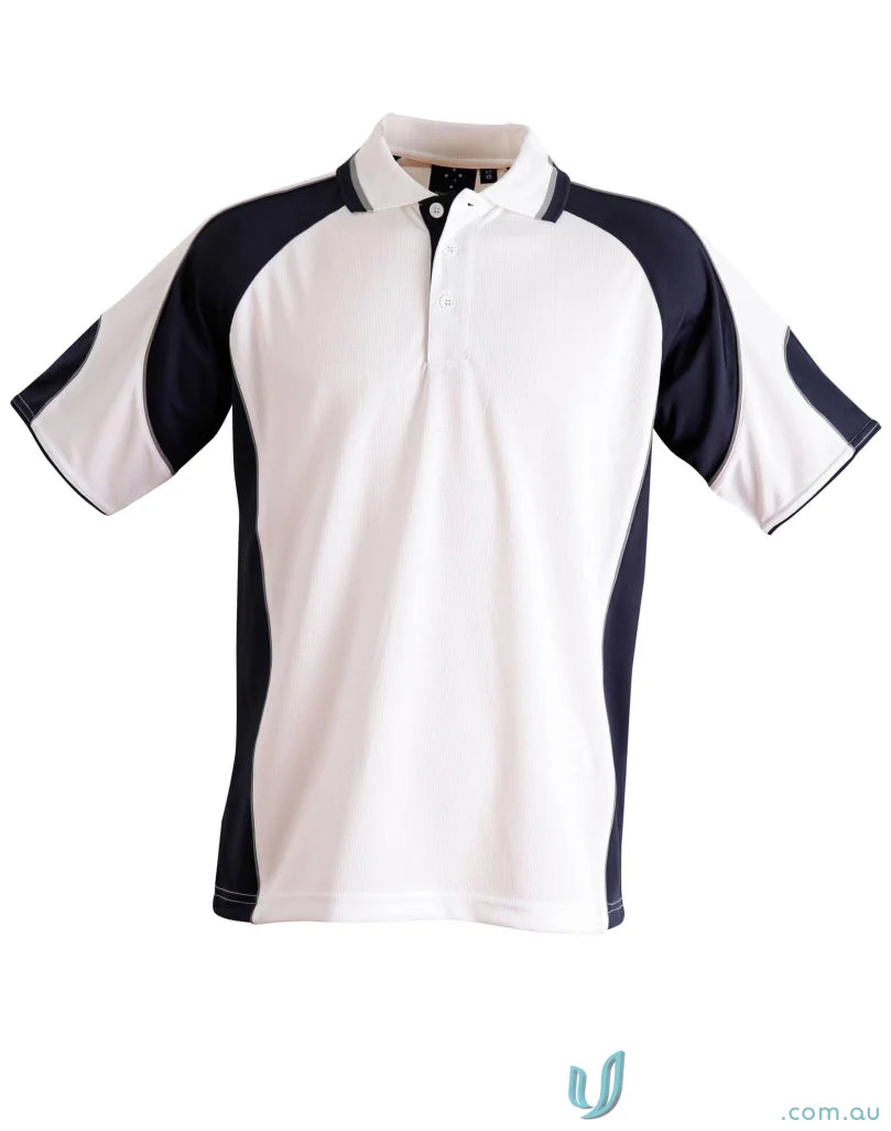 Two-tone polo shirt from CoolDry Alliance Polo for maximum comfort and style