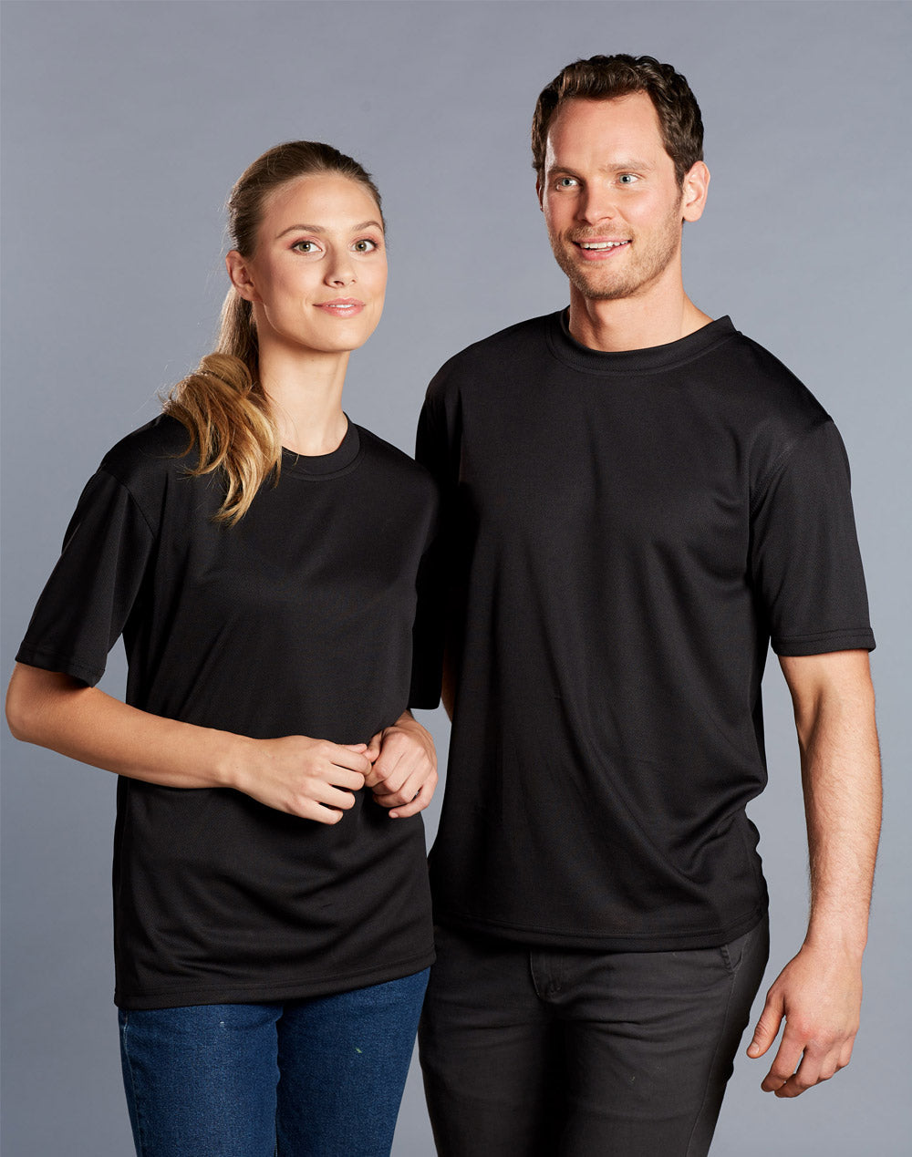Black ts23 cooldry short-sleeve crew neck t-shirt by Peak Performance