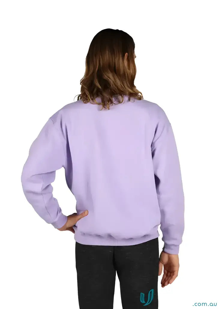 Lavender Sloppy Joe sweatshirt perfect for workwear or casual uniforms