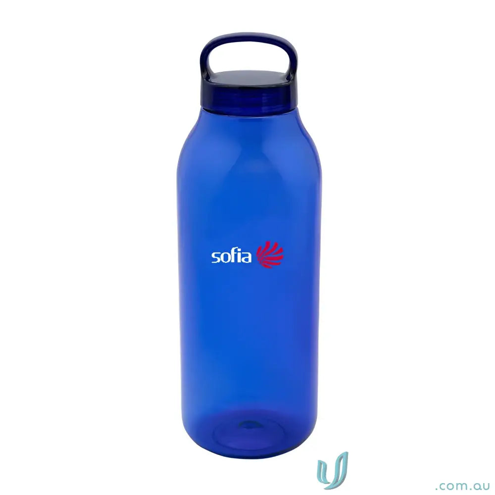 Blue Cripps 950ml RPET bottle, eco-friendly sports water bottle for active folks