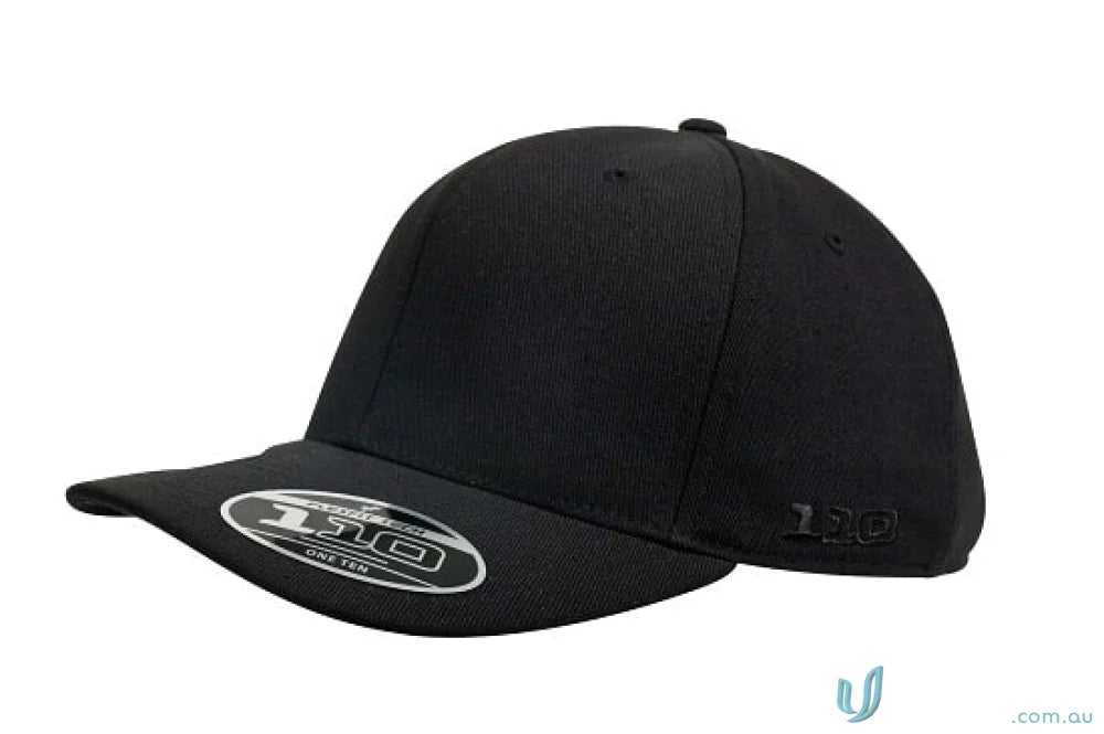 Black Curve Peak Cap perfect for workwear and your casual uniforms