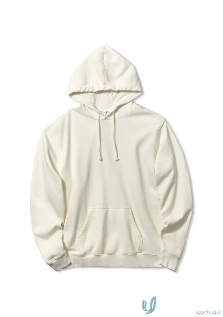 Cream-colored Hudson Hood sweatshirt, garment dyed oversized hoodie for uniforms