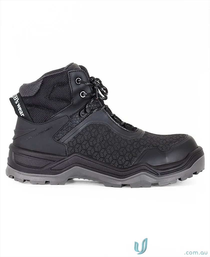 Black Waterproof Work Boot from Cyclonic, perfect for uniforms and workwear needs