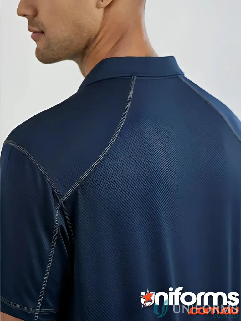 Navy blue Dart Polo short sleeve polo from Biz Collection for a casual vibe