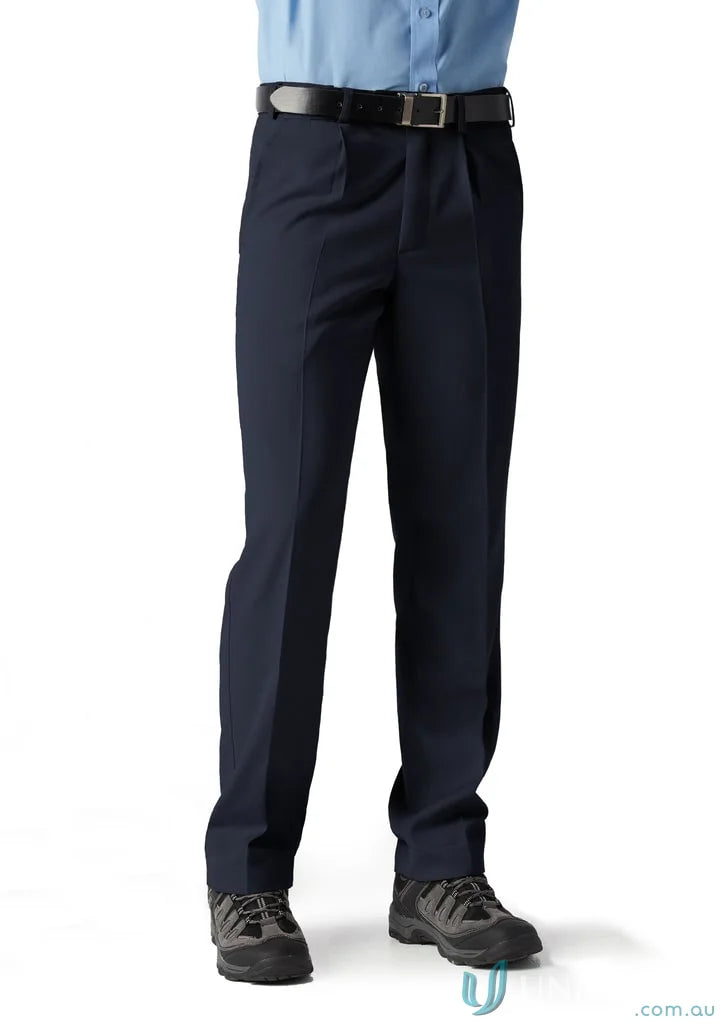 Navy blue Detroit Pant from Biz Collection Men’s B S10110R perfect for office wear