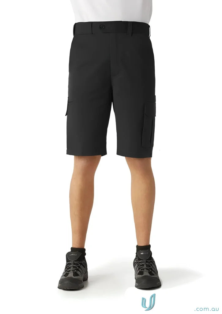 Men’s Detroit Short in black with Biz Flexi-Band waistband from Biz Collection Detroit
