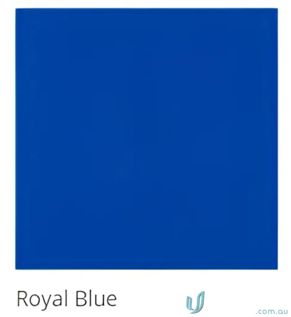 Vibrant deep blue swatch showing the color, perfect for measuring size and length in Ladies Slim Tee