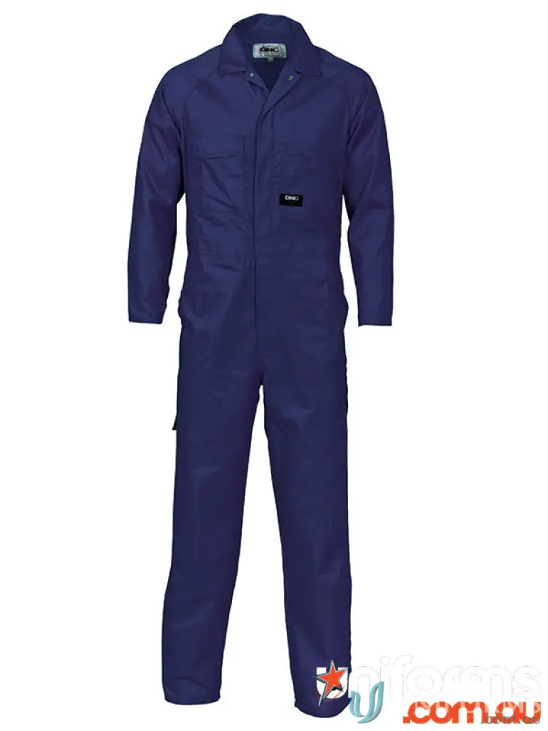 Navy blue polyester cotton coverall from DNC Polyester Cotton Coverall collection