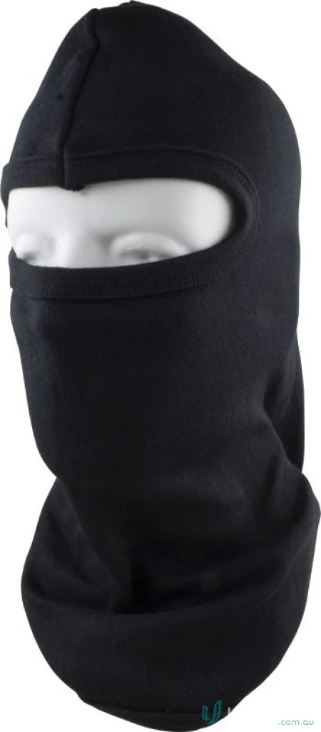 E-Man Fire-retardant Balaclava for helmets and workwear protection, black balaclava mask