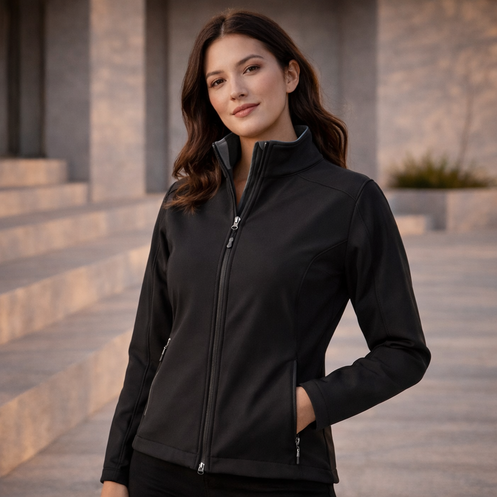East Malvern ELC (No EMB) Ladies Softshell Jacket