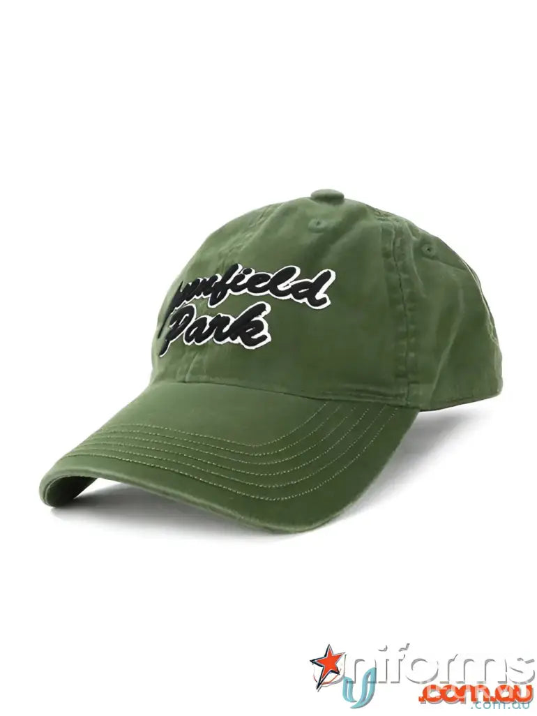 Enzyme Washed Cotton Cap Green Sports Uniforms Style –