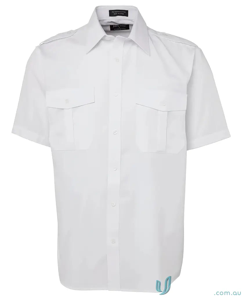 Jb’s Epaulette Short Sleeve Shirt with reinforced chest pockets and shoulder epaulets