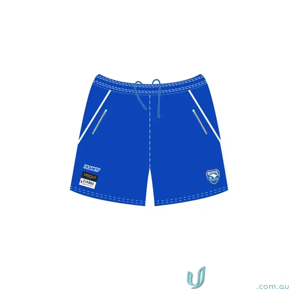 Blue ERCC Junior Training Shorts perfect for young cricketers and junior training