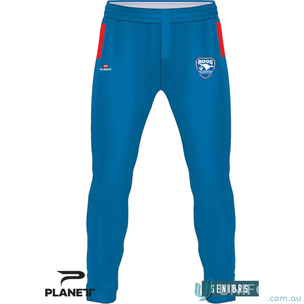 Blue athletic pants from ERCC Seniors perfect for East Ringwood Cricket or Ringwood Cricket Club