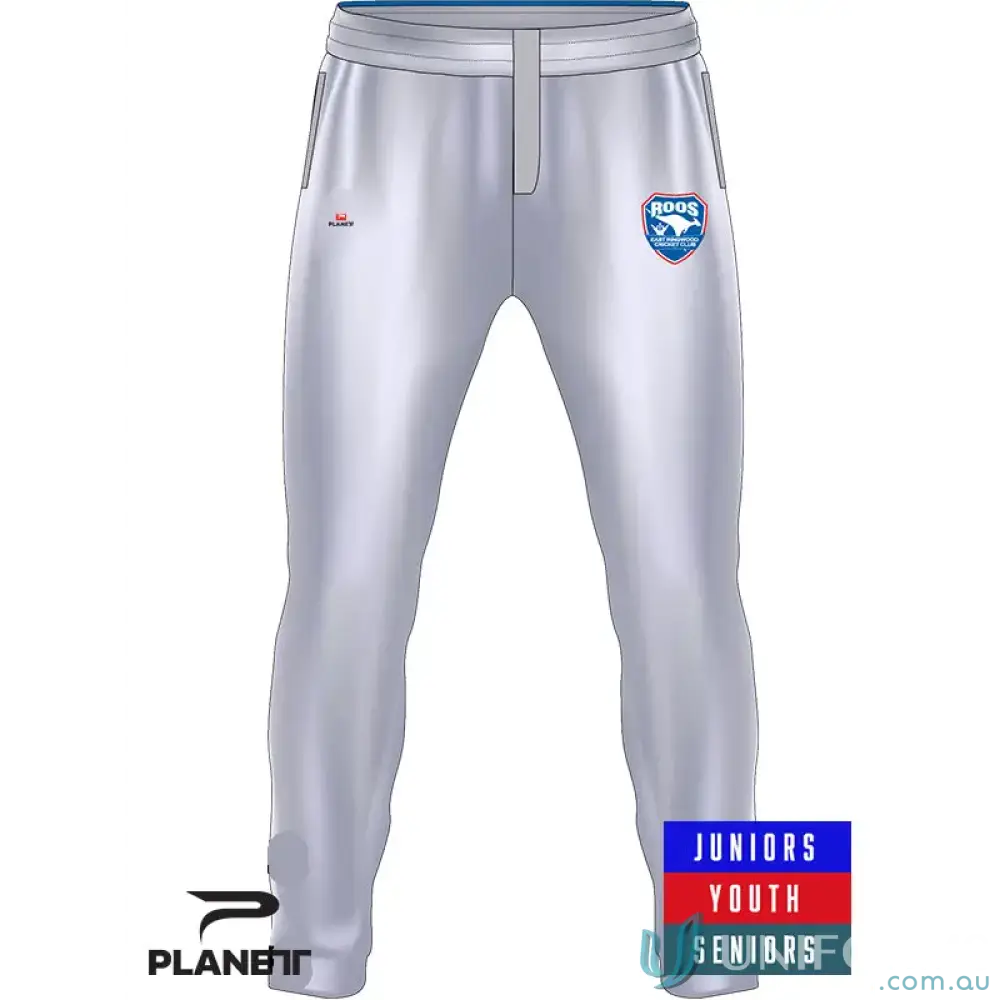 Gray ERCC Youth Cricket Pants perfect for youth cricket sessions