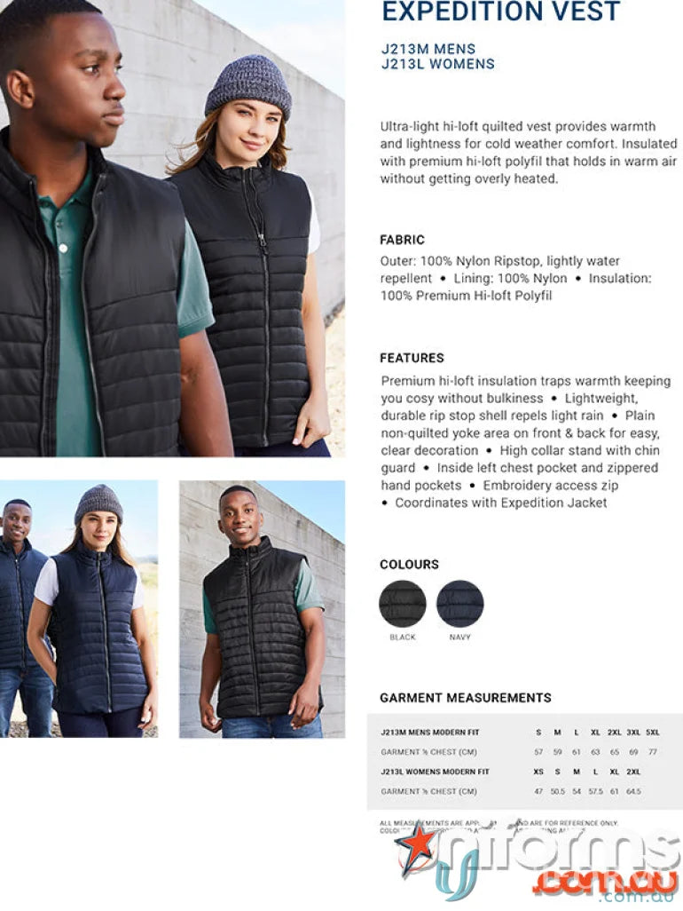 Expedition vest from Biz Collection Women’s Expedition Vest product ad perfect for outdoor gear