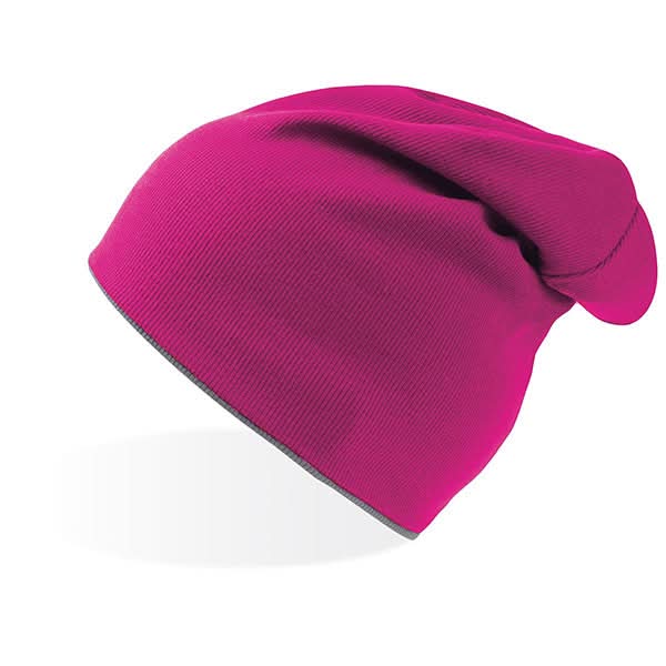 Magenta knit beanie from Extreme Beanie product, perfect for your marketing info sheet