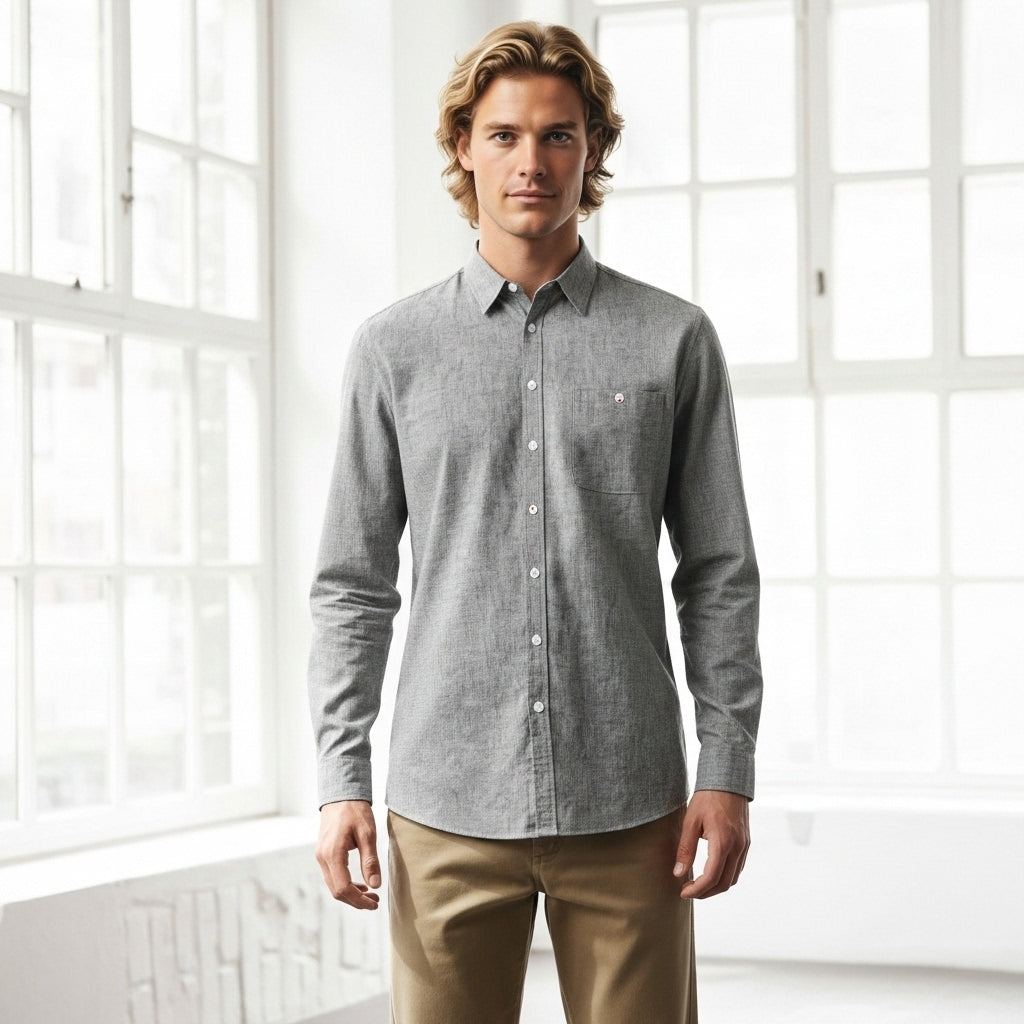 Floyd LS Linen Cotton Shirt - Shirt