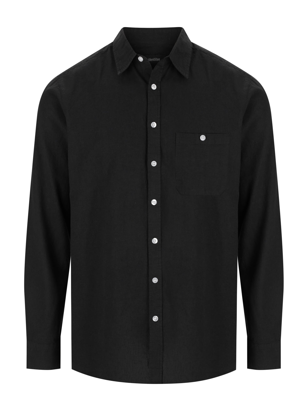 Floyd LS Linen Cotton Shirt - Black / A(S) - Shirt