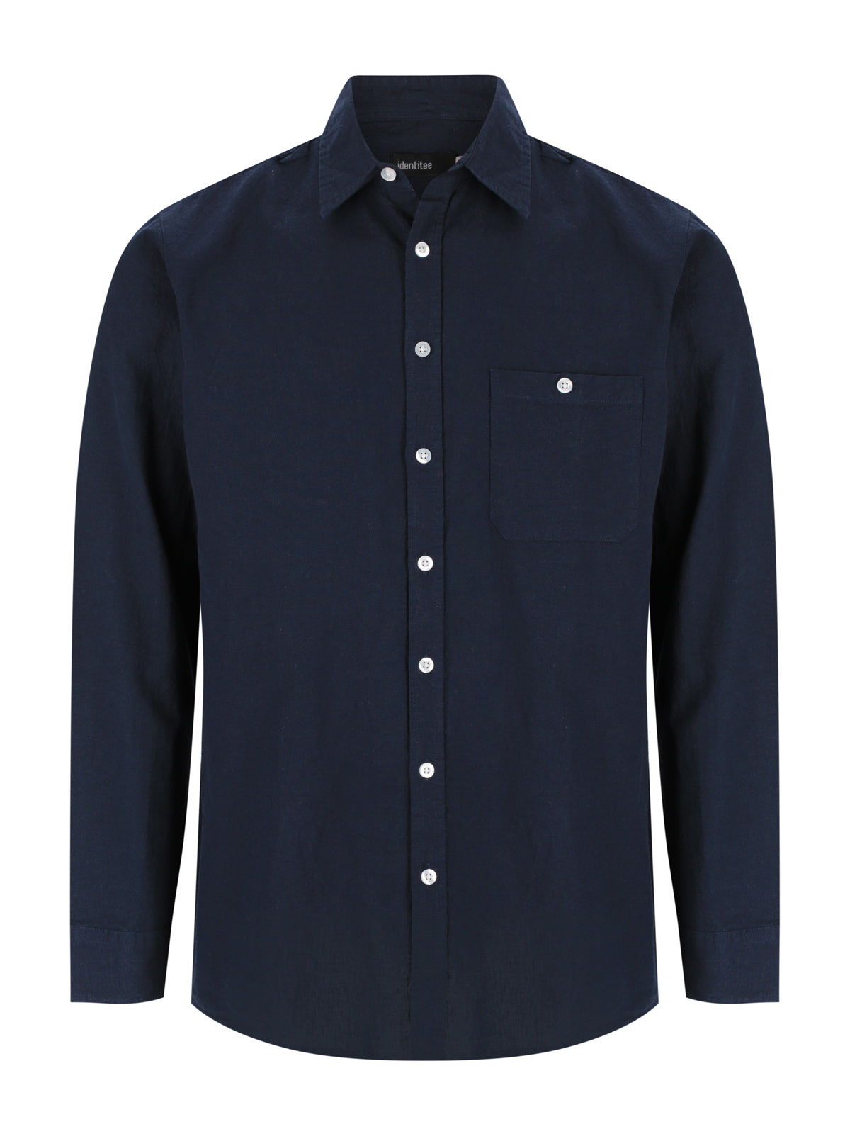 Floyd LS Linen Cotton Shirt - Navy / A(S) - Shirt