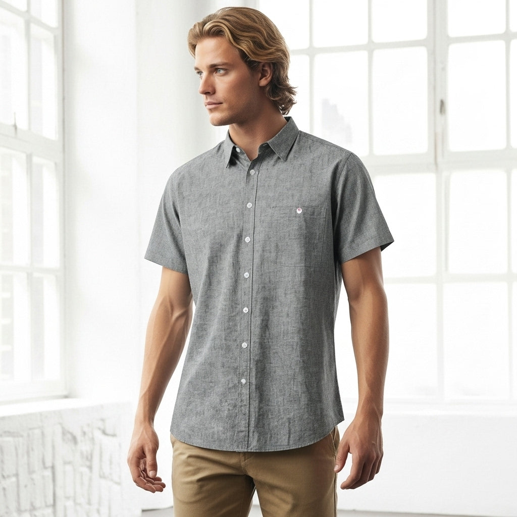 Floyd SS Linen Cotton Shirt - Shirt