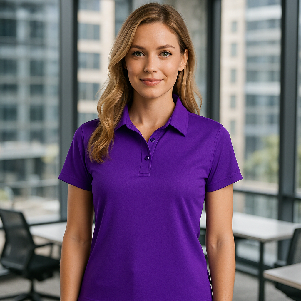 Glacier Premium Ladies SS Polo - Purple / W(06) - Polo