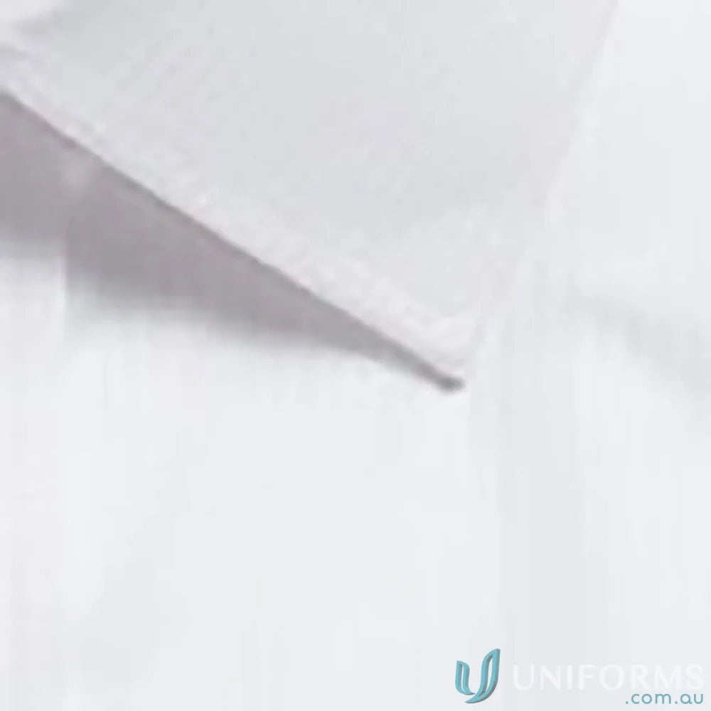 White folded fabric of Guildford Square Textured Long Sleeve Easy Iron Shirt