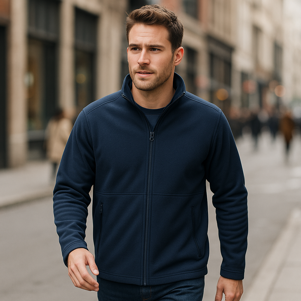 Heat-Tex Unisex Long Sleeve Jacket - Navy Marle / A(2XS) - Jacket