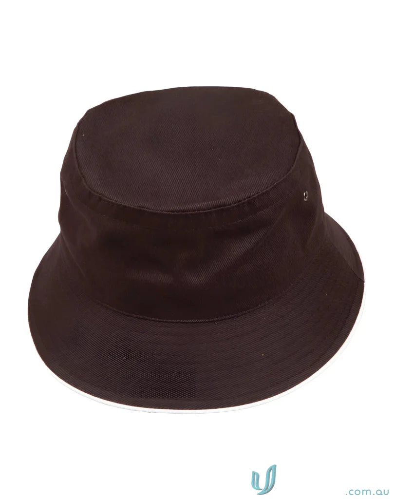 Heavy brushed cotton bucket hat perfect for casual style and sun protection