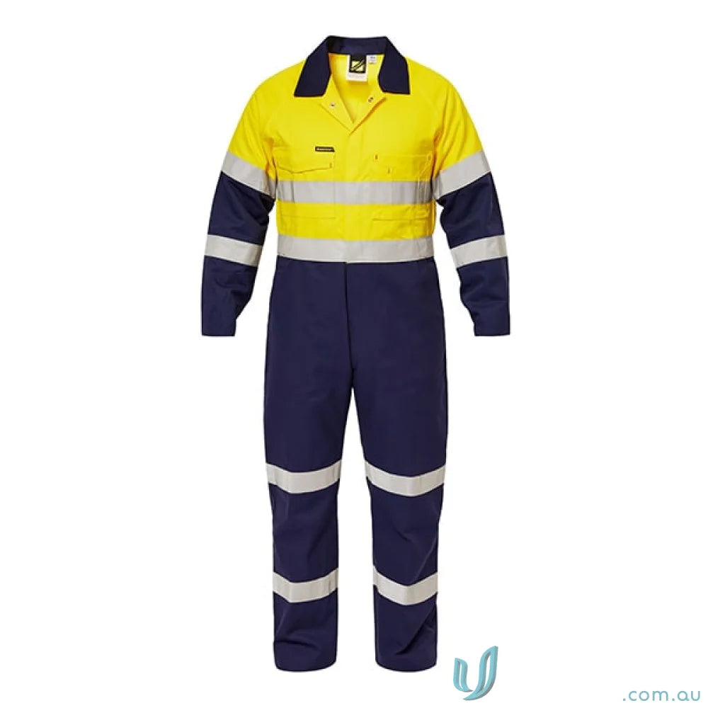 High visibility work coverall with press studs from HI VIS Coverall Ind Tape collection
