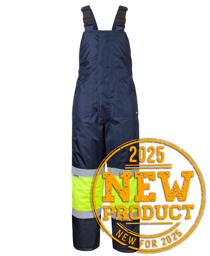 JB's High Visibility Freezer Bib and Brace with 20,000mm Waterproof Rating