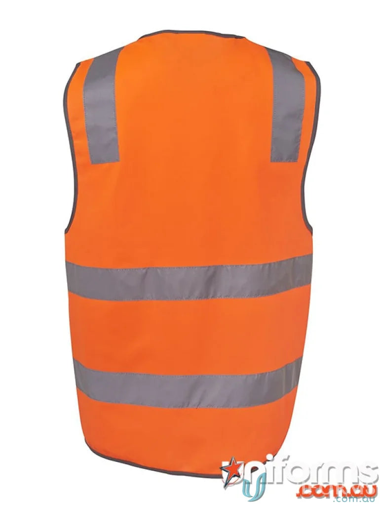 HiVis D+N safety vest with reflective stripes meeting Australian safety standards