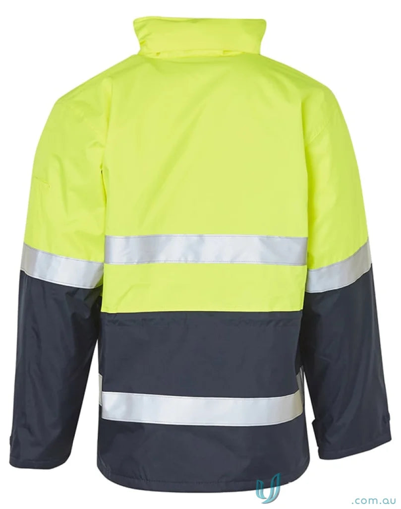 High-vis long line work jacket from Winning Spirit SW50, perfect line jacket for safety