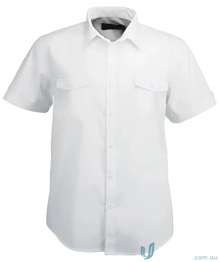 Hospitality Nano SS Shirt in Nano-Gear® fabric with short sleeves and chest pockets