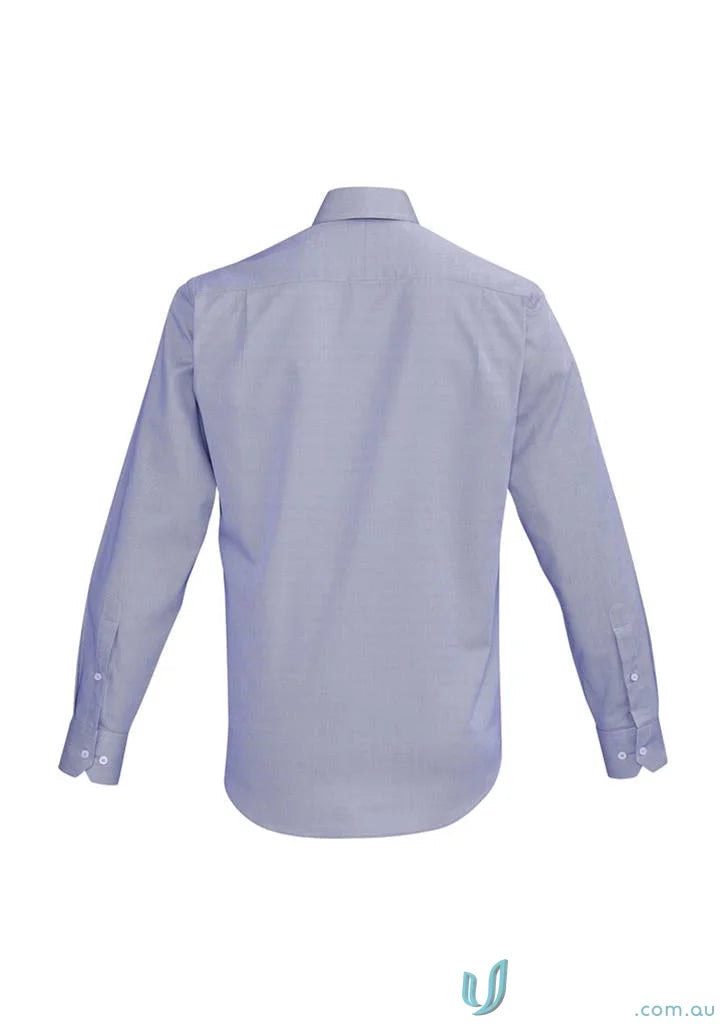 Hudson Cotton LS Shirt in light blue with relaxed fit perfect for a casual look