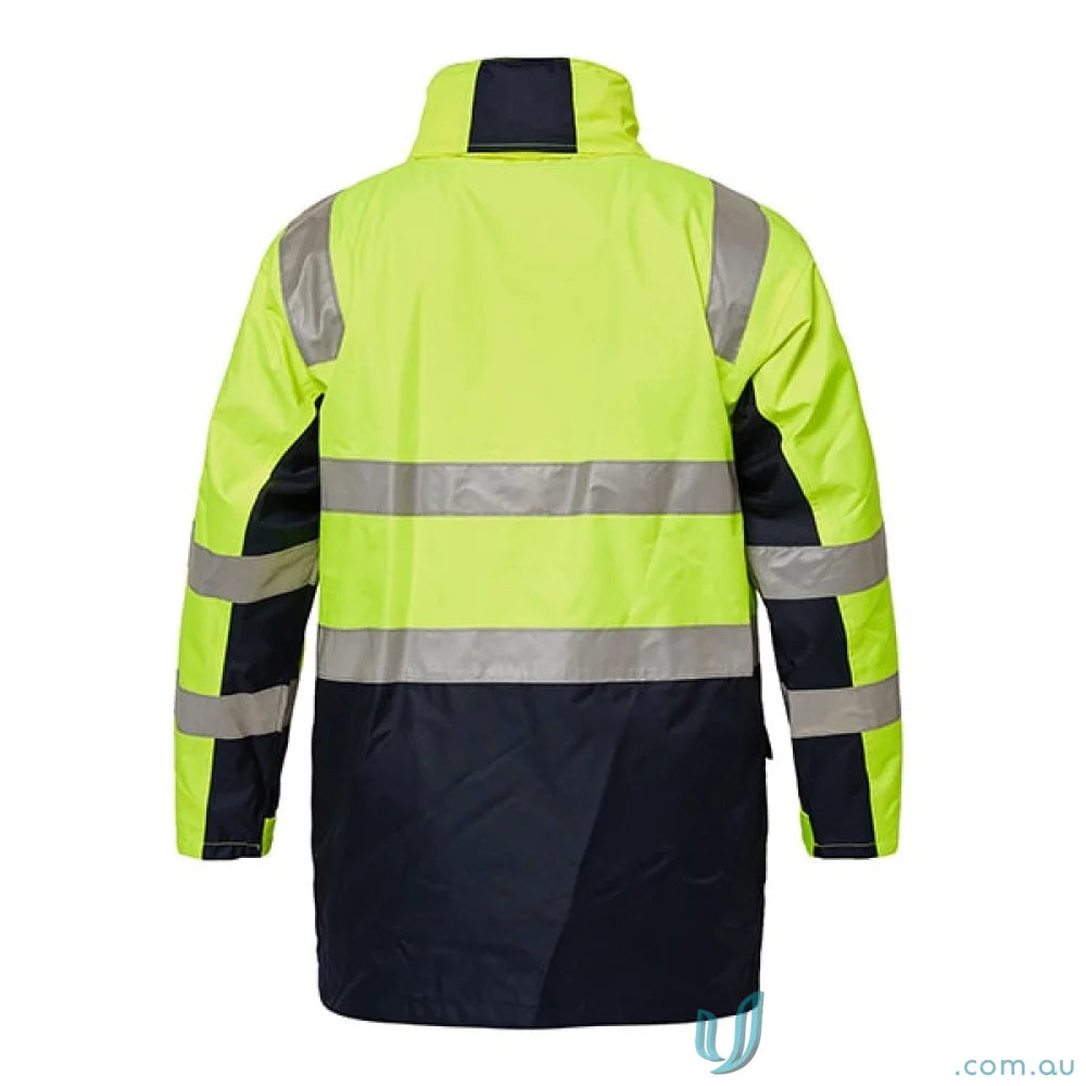 High-visibility Hurricane HiViz Taped Jacket made from 300d polyester oxford with oxford PU coated fabric for added protection