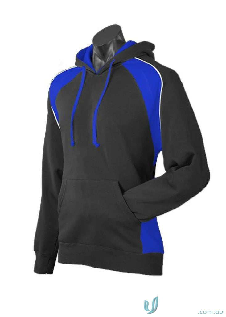 Huxley Hoodie Black and Blue Hooded Sweatshirt Perfect for Sports and Casual Wear