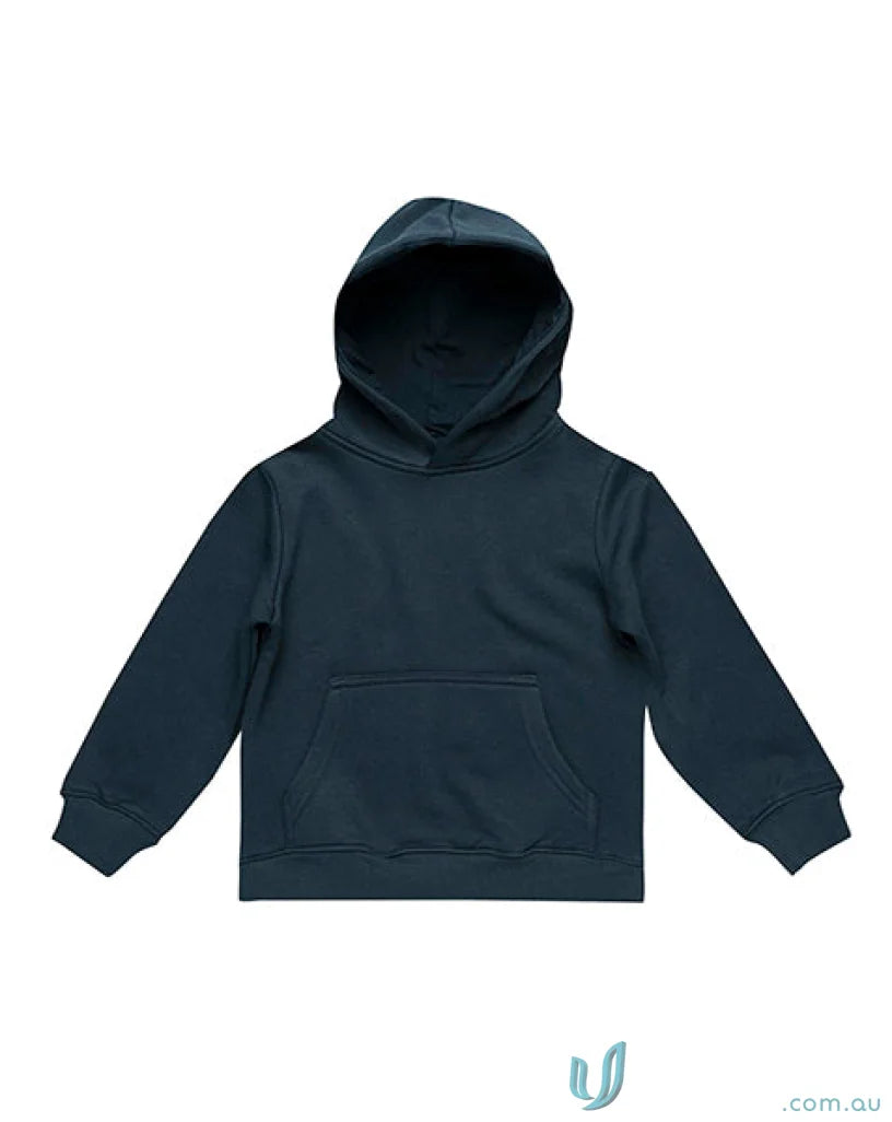 Dark blue Infact Hoodie perfect for casual wear, sports uniforms, or workwear