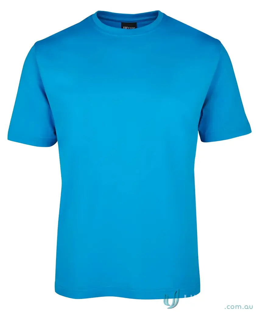 Bright blue JBs Adult 1HT Tee with crew neck and classic fit in soft jersey knit