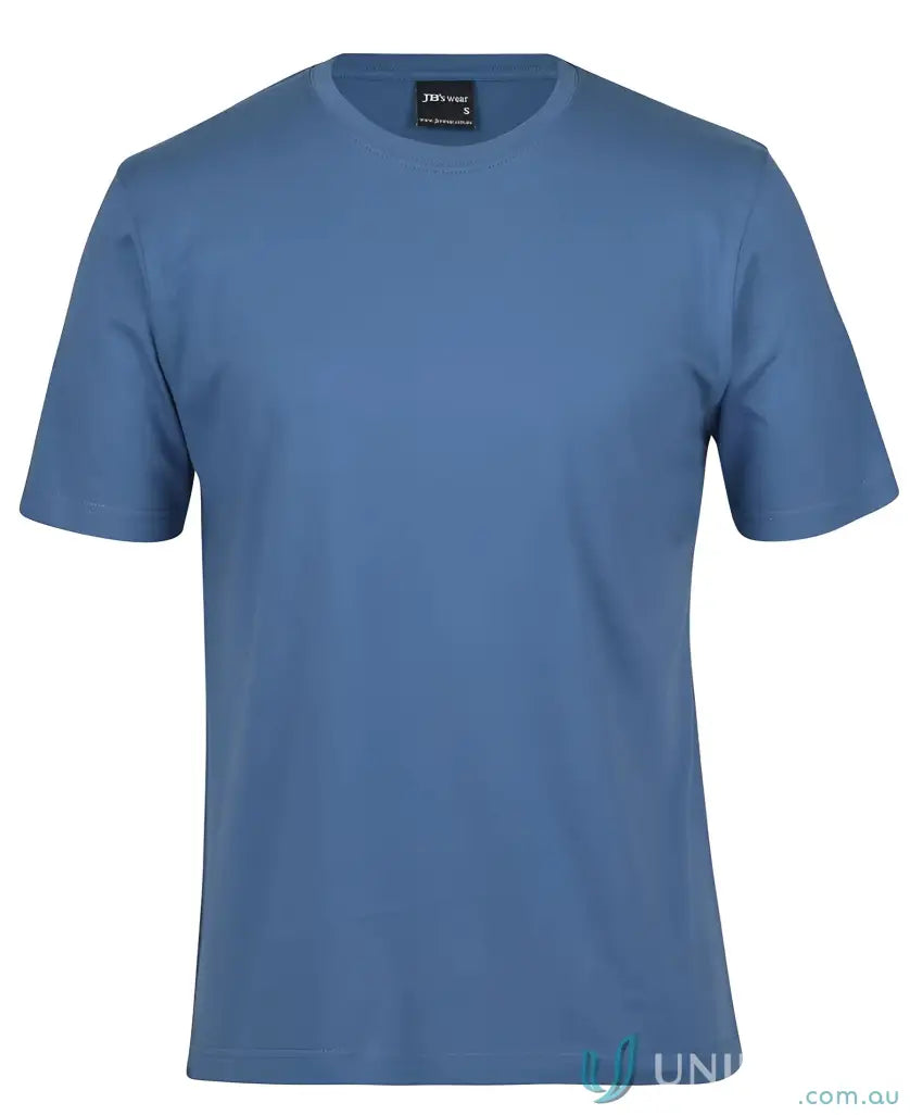 JBs Adult 1HT Blue Tee with crew neck and classic fit in comfy jersey knit