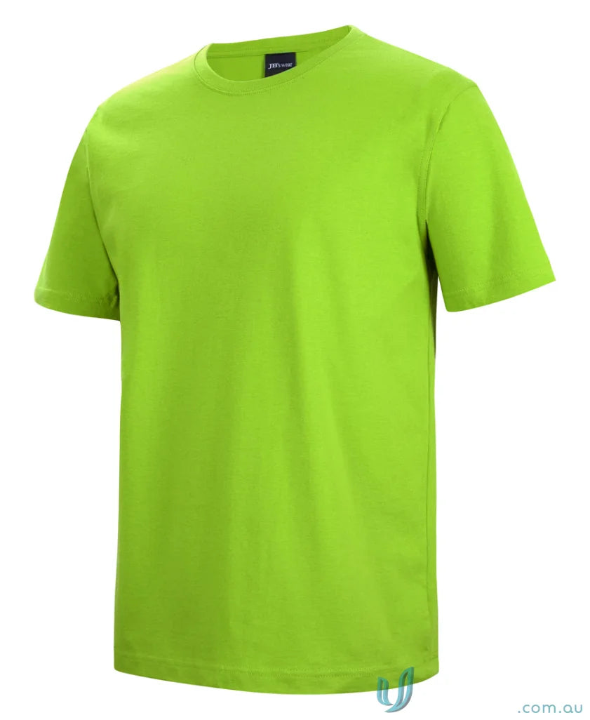 Bright lime green 1HTJB’s tee with classic fit crew neck for casual style