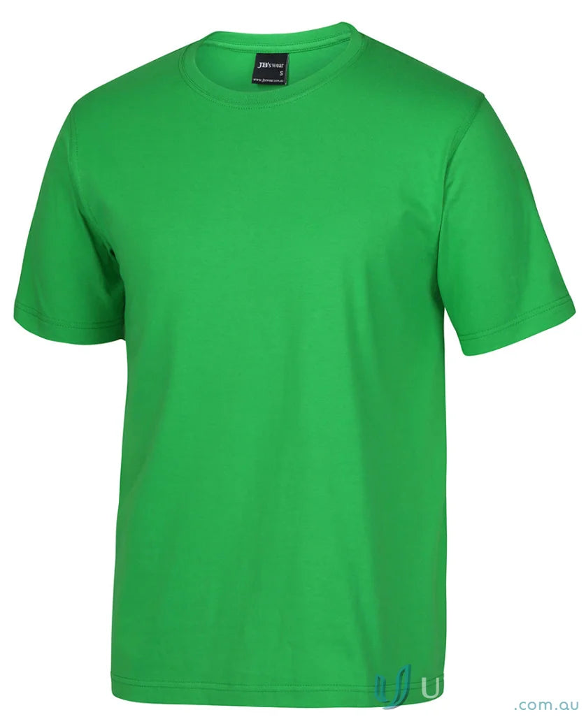 Bright green JBs Adult 1HT Green Tee with classic fit and crew neck design