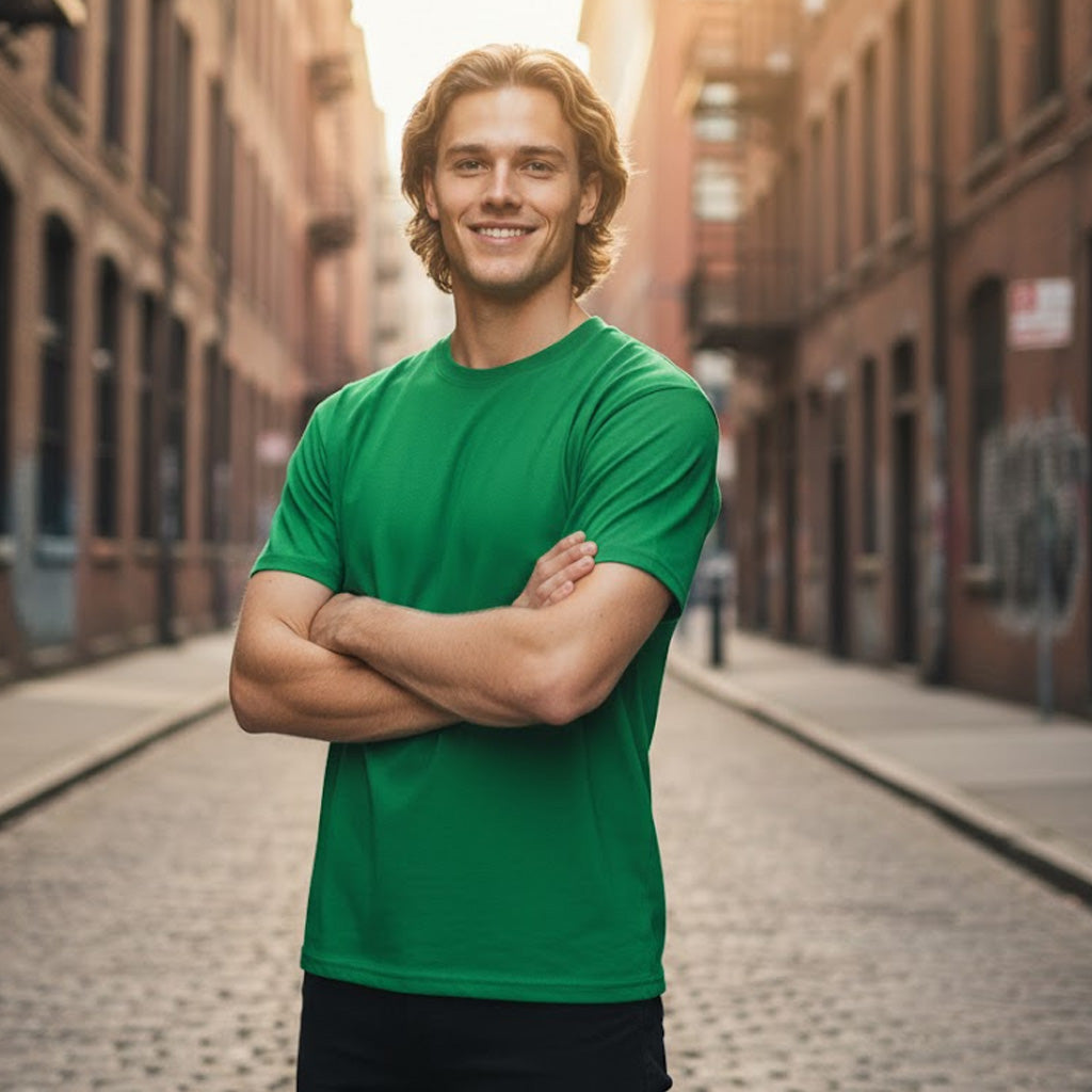 JBs Adult 1HT Green Tee