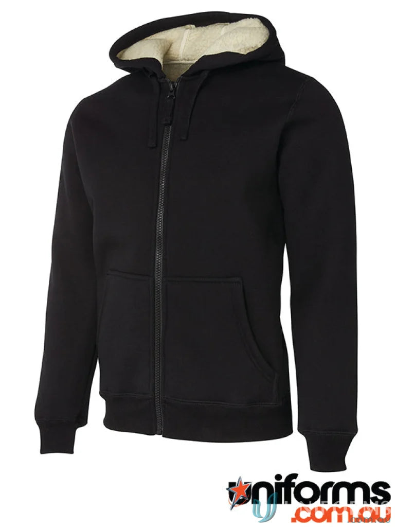 Black zip-up JB’s Adults Shepherd Hoodie with cozy sherpa lining and shepherd fleece