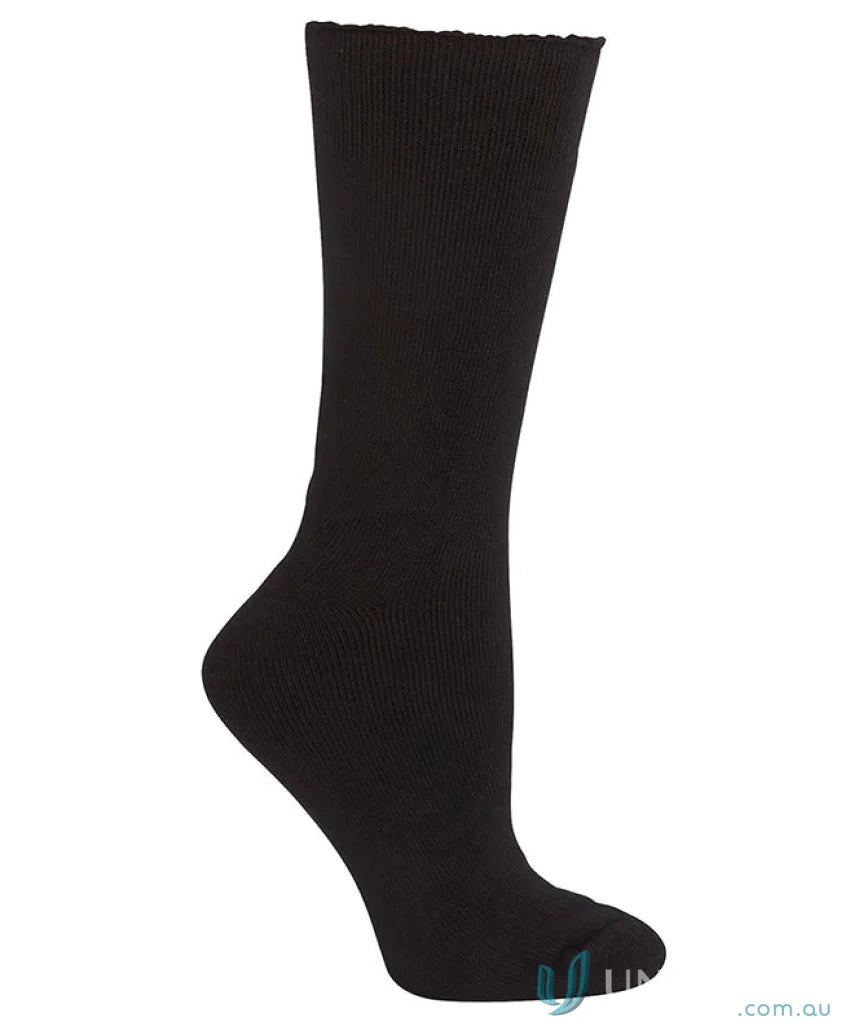 Black ribbed sock from JBs Bamboo Work Sock ideal for workwear and uniforms