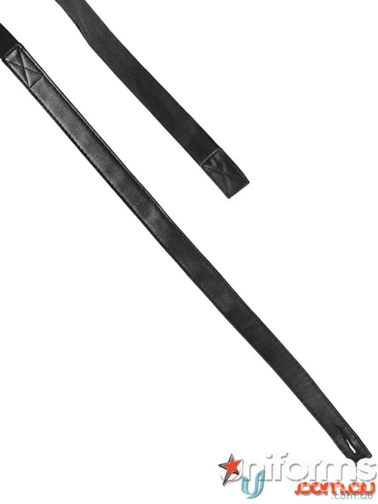 Black leather straps on JB’s Changeable PU Cross Back Apron for durable style and comfort