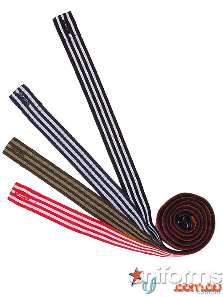 Colorful striped elastic bands for JB’s Changeable Yarn Dyed Cross Back Apron Strap