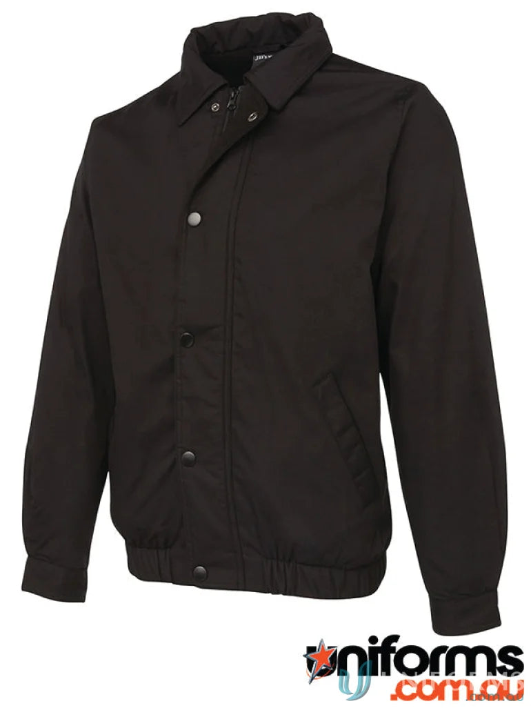 Black JB’s Contrast Jacket with polar fleece lining and extra-wide wind flaps