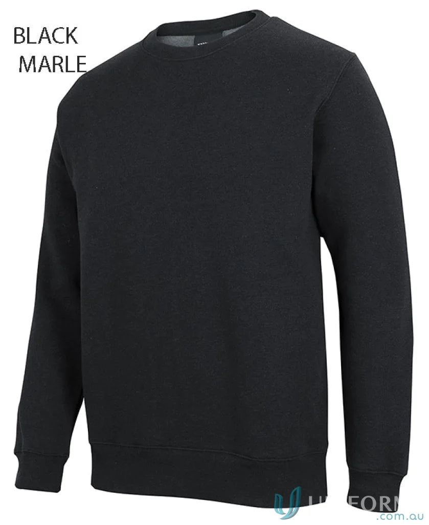 Black black crewneck sweatshirt from JBs Fleecy Sweater with classic fit